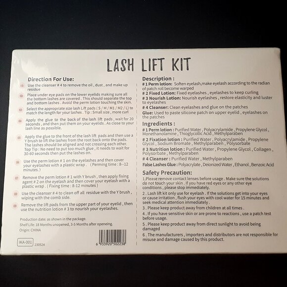 NEW ICONSIGN Lash Lift Kit Eyelash Perming Kit Curl Enhancer - Expires 12/22/26 - Picture 3 of 5